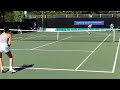 強烈なサーブ vs 強烈なサービスリターン　ジャパンオープンテニス２０２４女子シングルス予選　strong serve vs service return　japan open tennis2024