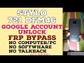 Stylo 721 DFM46 Google Account Bypass without PC.FRP bypass Stylo 721 DFM46