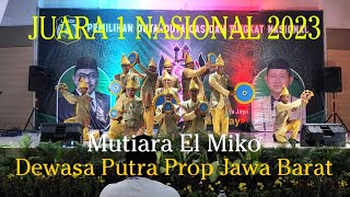 JUARA 1 EL MIKO DEWASA PUTRA,PROPINSI JAWA BARAT,FESTIVAL DUTA DUTA QASIDAH NASIONAL BANTEN 2023