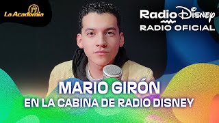 Mario Girón nos cantó en la cabina de Radio Disney 🎶🫶