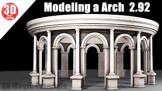 Modeling a Arch in Blender 2.92 \u0026 Substance Painter