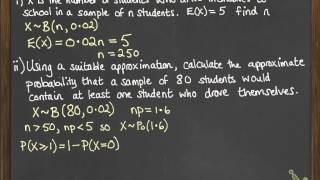 Poisson 2.3 As an approximation to binomial