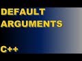 Default Arguments (C++)