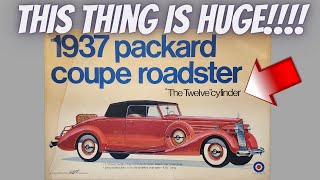 Would you like that SUPERSIZED?? 1/16 Scale Entex Packard Model Kit