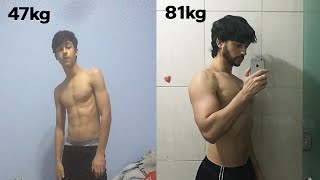 MINHA EVOLUÇÃO NA ACADEMIA (GANHEI 30KG)