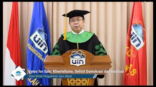 Pidato Pengukuhan Guru Besar Prof. Burhanuddin Muhtadi, M.A., Ph.D