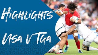 Highlights: USA 19-31 Tonga - Rugby World Cup 2019
