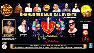 1st Anniversary Celebrations || BHANUSREE MUSICAL EVENTS || part 2 || LIVE