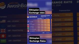 Ethiopian birr to foreign exchange Rates today oct 11/ጥቅምት1 የውጪ ምንዛሬ #ethiopianbirr #dollar