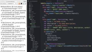 Server Side JavaScript - CRUD & Auth : orientdb 5 (Crud routes)