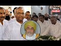 Gulbarga: Priyank Kharge pay condolences to late Hazrat Dr. Syed Shah Khusro Hussaini Saheb.