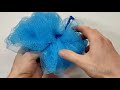 how to restore the sponge how to assemble bath sponge from a mesh life hacks