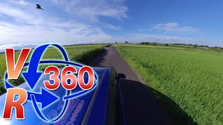 VRドライブ64［鹿児島篇］東串良町 水田の中を走る＜Insta360 ONE X 5.7K VR＞