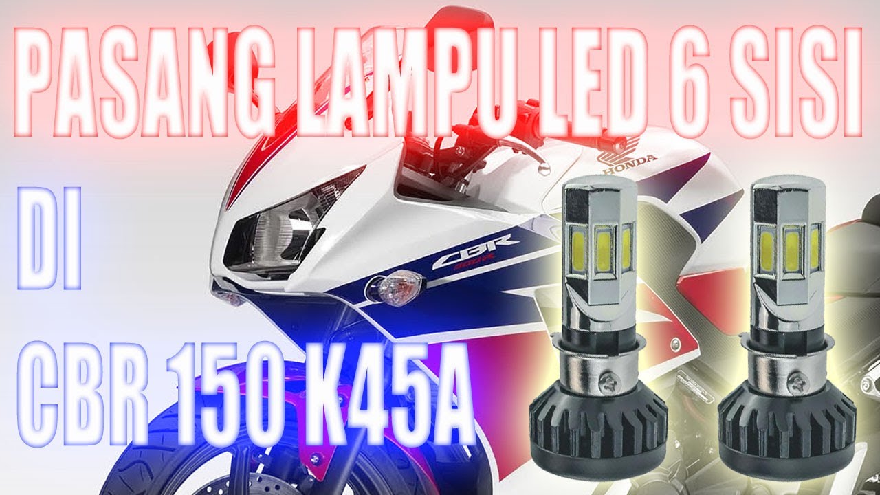 Cara Pasang Lampu Led 6 Sisi Led DRL Led Transformer Di Motor CBR K45A ...