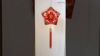 福星高照红包灯笼chinese paper lantern diy #lantern #angpao #diy