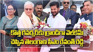 CM Revanth Reddy Greets New Telangana Governor Jishnu Dev Varma || Samayam Telugu