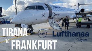 Impressive! | Lufthansa's Regional Service | Tirana to Frankfurt | CRJ - 900