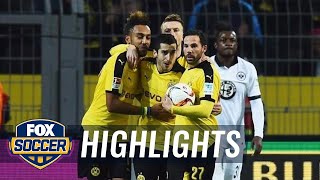 Mkhitaryan levels for Borussia Dortmund vs. Frankfurt | 2015–16 Bundesliga Highlights