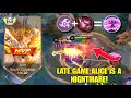 LATE GAME ALICE IS A NIGHTMARE 💀! | NEVER MESS WITH THE QUEEN 😈🔥! | MLBB