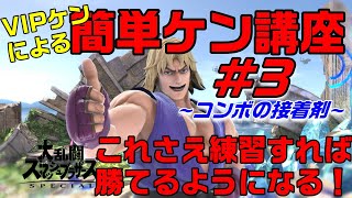 【スマブラSP】”超絶”初心者用ケン使い方講座 #3【コンボの接着剤】