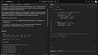 Leetcode 703 - Kth Largest Element in a Stream - Python