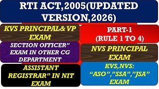 RTI ACT,2005:PART-1