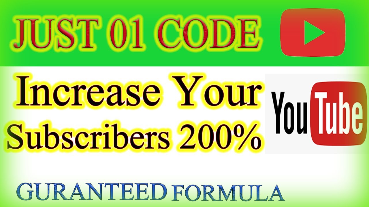How To Increase Subscribers On Youtube Channel How To Gain