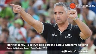 17   Igor Kokoškov   Slovenia NT   EuroBasket   Off Ball Screens