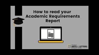 How to Read Your Academic Requirements Report