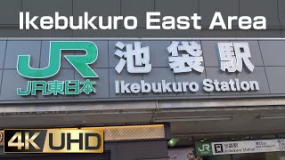 [4k] Walk around Ikebukuro East Area