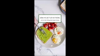 Cách làm bữa sáng nhanh gọn với bánh mì ăn kèm bơ tươi