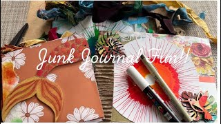 Finishing Junk Journals with Dollar Tree Paper Pack & Craft items, Splatter & Spin Art Fun