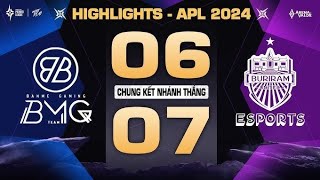 Highlights BMG vs BRU - Trận Siêu Kinh Điển Tranh Tấm Vé Vào Chung Kết Tổng APL 2024