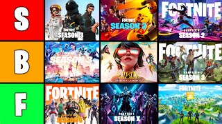 THE ULTIMATE FORTNITE SEASON TIER LIST!!!!!!!!!! 🔥