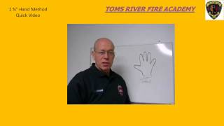 Toms River Fire Academy Basic Pump School Lesson #5 inch and three quarter