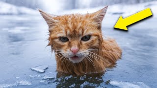 Man Throws Cat Into Frozen River, and What Happened Next Left Everyone Speechless...