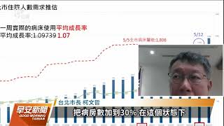 洪峰將至 北市府與醫院負責人商討對策｜20220508 公視早安新聞