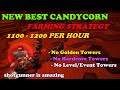 NEW BEST CANDYCORN FARMING STRATEGY For NIGHT 2 With NO Special Towers! (1200+ Candy/h) || TDS