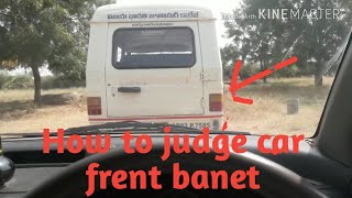 Car front judgement||car front side bonnet judgement||car driving basics|| citydriveworld