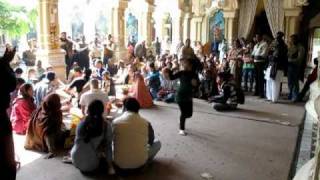 Girl Dancing In The Krishna Balaram Temple