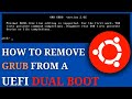 Cara Menghapus GRUB dari Tutorial Dual Boot UEFI