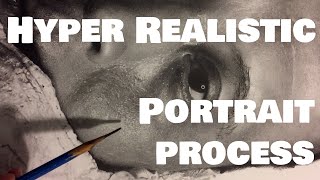 Hyper Realistic Portrait Drawing Cinematic Video (Artist B-Roll)