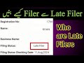 Become Late Filer to Active Filer | Late Filer Solution | Late Filer in Pakistan | Financial Analyst