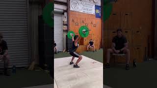 1st competition 40 kg snatch fail April 5 2022 weight 67 kg