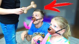 МИЛАНА Захотела СЕБЕ СОБАЧКУ! Что ПРИДУМАЛ ПАПА? Скетч от Family Box