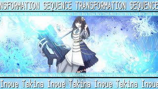 Takina Inoue Magical girl transformation -Magia Record: Agent Magica- Collaboration event