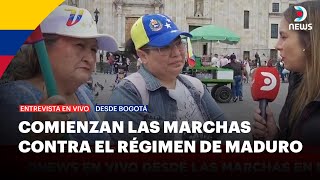 DNews en vivo desde las marchas en Bogotá