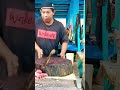 Skill hebat Om Usman Mengiris ikan  tuna segar dengan Cepat #shorts