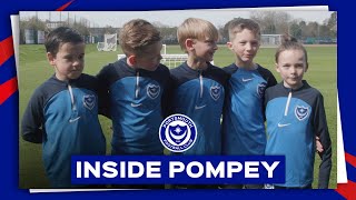 "LET'S GO FELLAS!" 🤣🏃 | Under-Eights Train With First Team | Inside Pompey