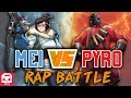 MEI VS PYRO RAP BATTLE by JT Music (Overwatch vs TF2)